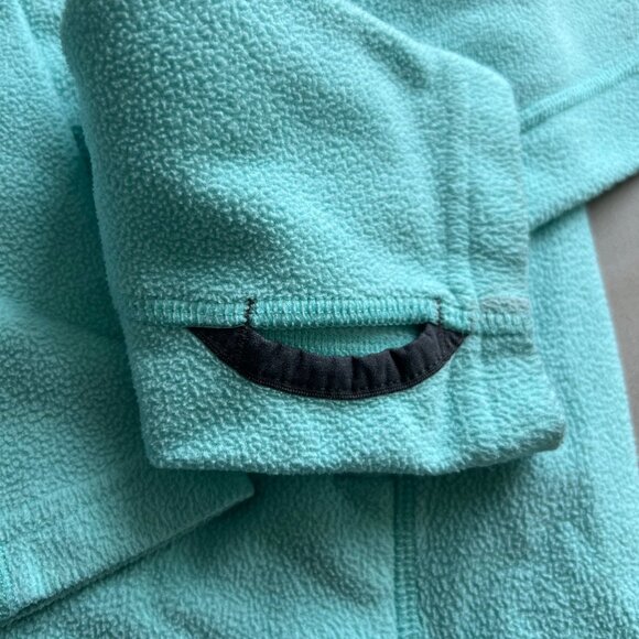 The North Face Women's 100 Glacier Quarter-Zip Fleece Top, Algae Blue, Size S/P - Picture 5 of 8